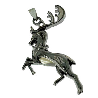 Anhänger Anthrazit, 58x38mm