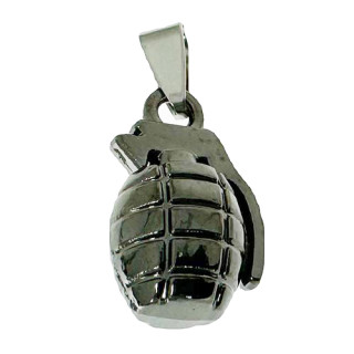 Pendant anthracite, 23x14mm