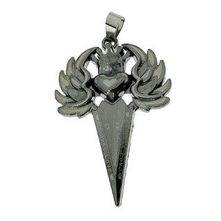 Pendant anthracite, 51x35mm