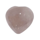 Cabochon Heart, Rose quartz, 10mm