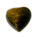 Cabochon Heart, Tigereye, 10mm