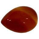 Cabochon, Red agate, 10x14mm