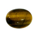 Cabochon, Tigereye, 14x10mm