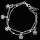 Modisches Armband mit Charms, Hellsilber