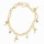 Modisches Armband mit Charms, KC Gold