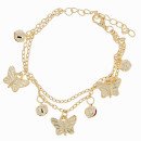 Bracelet with charms, Gold