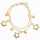Modisches Armband mit Charms, KC Gold