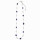 Stainless steel necklace with natural stones, Lapislazuli
