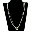 Fine natural stone necklace Shell-Freshwater pearl