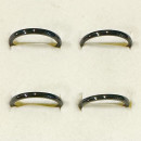 Edelstahlring, 2mm, Schwarz