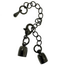 Closure set for 6mm, copper, Anthracite