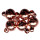 Magnetic clasp ball, 8mm, Rosegold