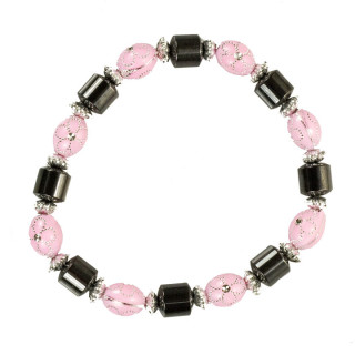 Magnetic bracelet Flower, pink