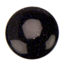 Cabochon, blue sandstone, 6mm