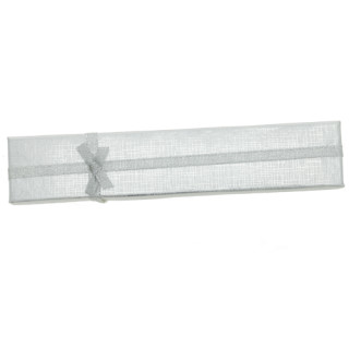 Schmuckbox für Armketten, 21x4cm, Silber