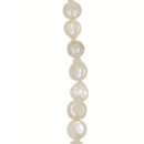 strand of big freshwater pearls, creme, 12mm