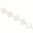 strand shell heart,creme, 16mm