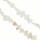 Strang Perlmutt, Creme, Steine, 8-14mm, 80cm
