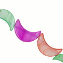 Strang Perlmutt, Bunt, Halbmond, 30mm, 72cm