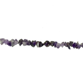 strand of amethyst stones, 10-15mm