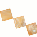 Strang Perlmutt, Orange, Caro, 27mm