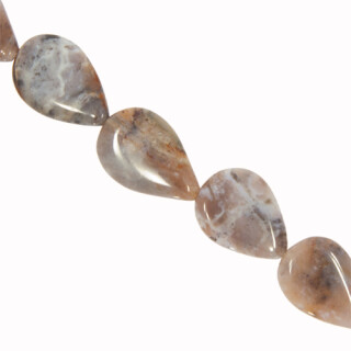 strand big agate, 30x20mm, grey