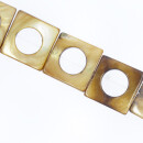 Strang Perlmutt, Gold-Braun, 20mm