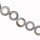 Strang Perlmutt Ring, Braun, 15mm