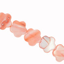 Strang Perlmutt Blume, Rose, 19mm
