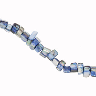 strand shell, blue, 8-9mm