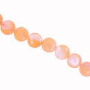 Strang Perlmutt Kreis, Orange, 11mm