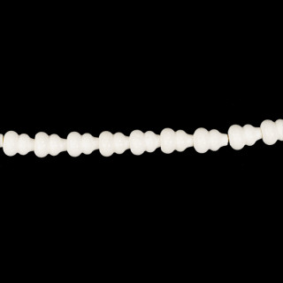 Strang Weiße Koralle, 14x18mm