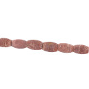 strand red coral natural, 18x29mm