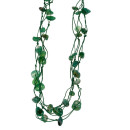 Necklace agate, green - only 17pcs left!