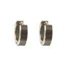 Stainless steel earrings, 4mm