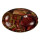 250g jewelry beads, lens, 28x19x10, red-brown-gold