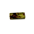 250g Zwischenperlen, Röhrchen, 14x6mm, Grün-rot