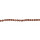 strand facetted glass beads, 4x4mm, 33cm, red