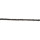 Strang Zuchtperlen Button Schwarz, 6x3mm