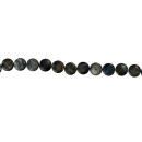 strand mother of pearl black, 15mm