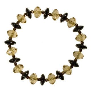 Magnetic bracelet "Magnetic Diamond" Chip, golden brown