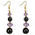 Ohrhänger "Magnetic Diamond", lila