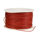 Wachsband, 91m Rolle, 1,0mm, rot - nur noch 1 Rolle!