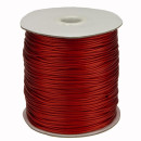 Wax ribbon, 160m roll, 1,5mm, red