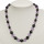 Magnetic chain "Diamond", 10mm, purple