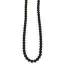 pearl necklace 8mm, 78cm, black
