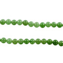 strand green aventurine, ball, 4mm