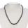 Hematite chain with twist lock