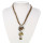 Band chain circles, brown