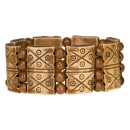wooden bracelet, brown